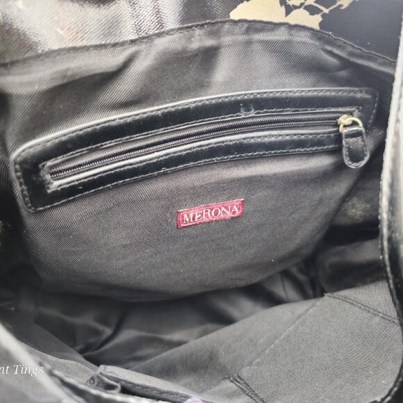 Merona Bag Large Floral Purse Tote Beach Pool Summer - Picture 3 of 3